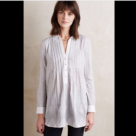 Anthropologie Tops - 🌿 ANTHROPOLOGIE Vanessa Virginia Blouse | Size 8